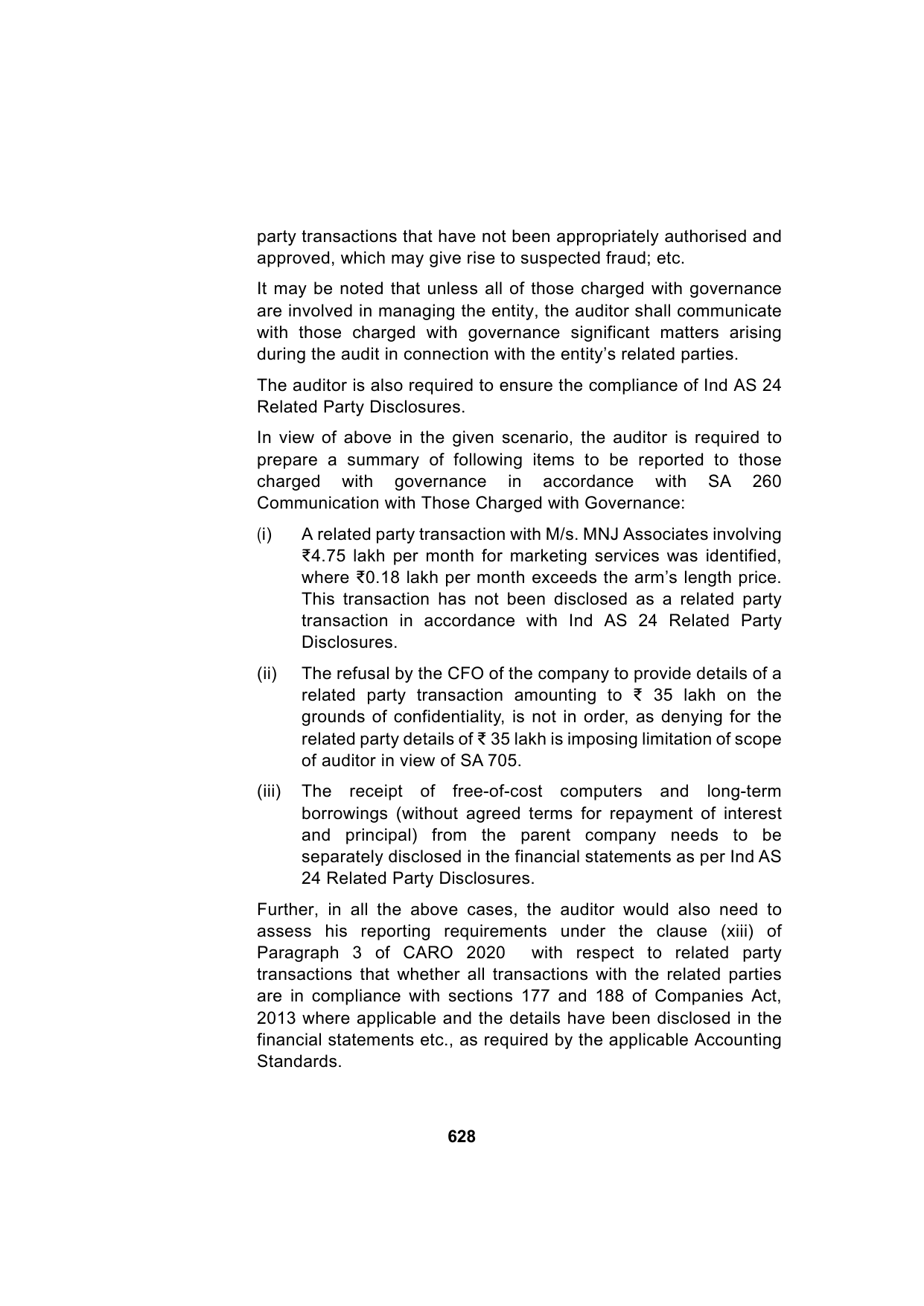 Paper 3: Advanced Auditing, Assurance and Professional Ethics — Model Test Paper 3, answer page 2