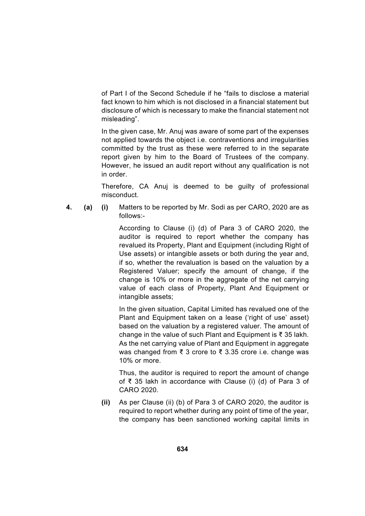 Paper 3: Advanced Auditing, Assurance and Professional Ethics — Model Test Paper 3, answer page 8