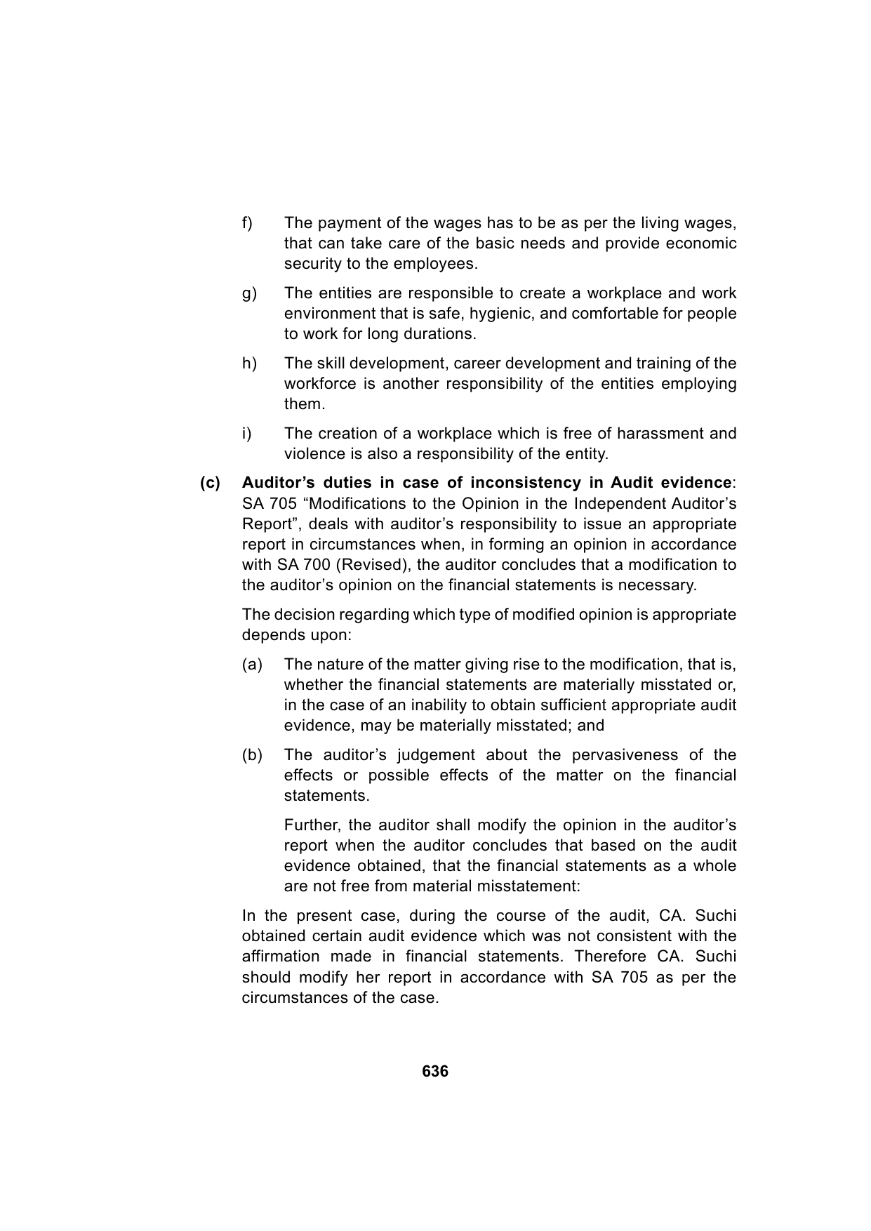 Paper 3: Advanced Auditing, Assurance and Professional Ethics — Model Test Paper 3, answer page 10