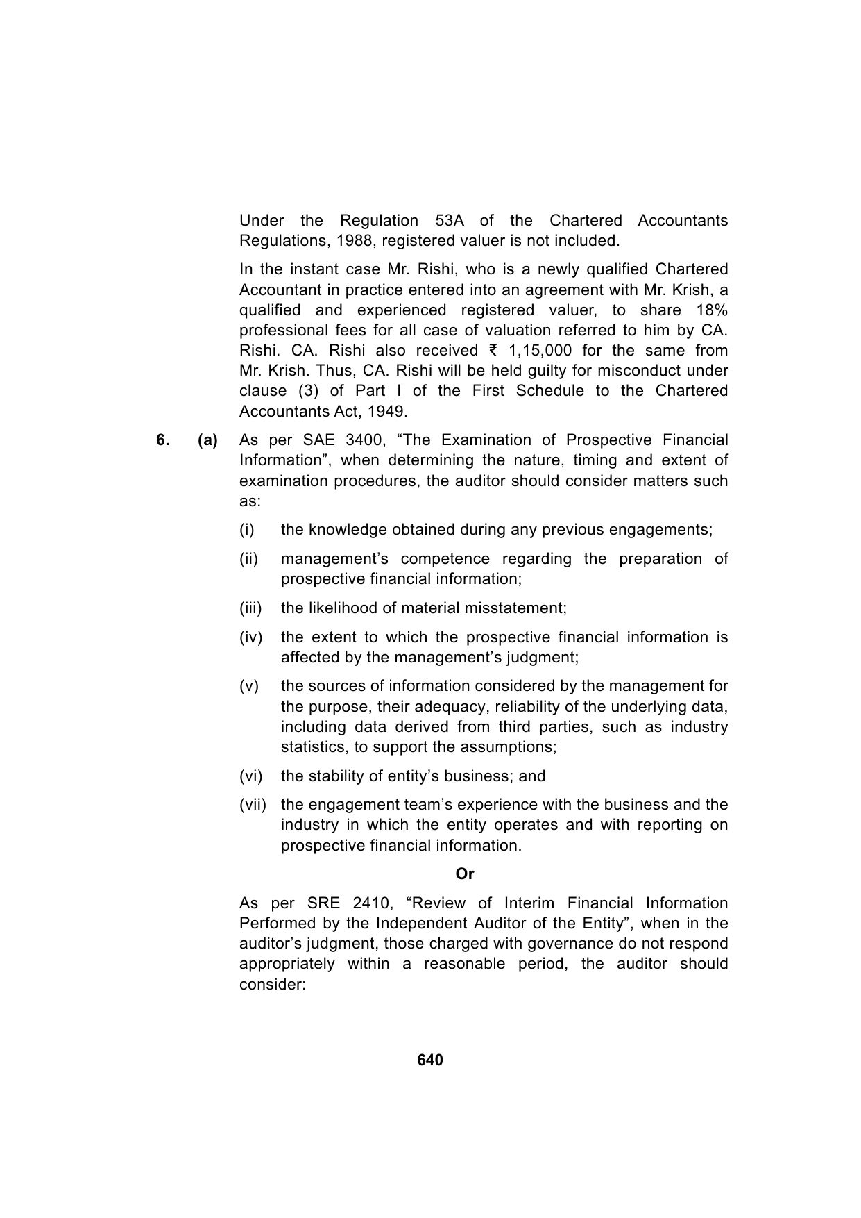 Paper 3: Advanced Auditing, Assurance and Professional Ethics — Model Test Paper 3, answer page 14