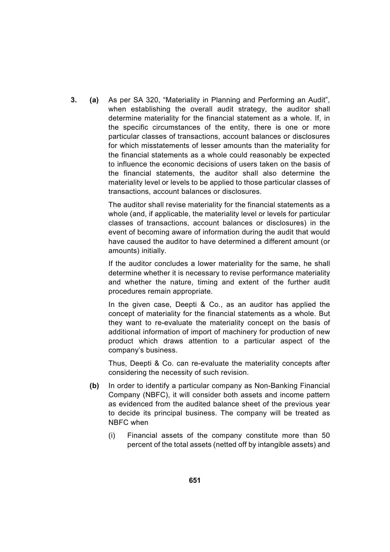 Paper 3: Advanced Auditing, Assurance and Professional Ethics — Model Test Paper 4, answer page 7