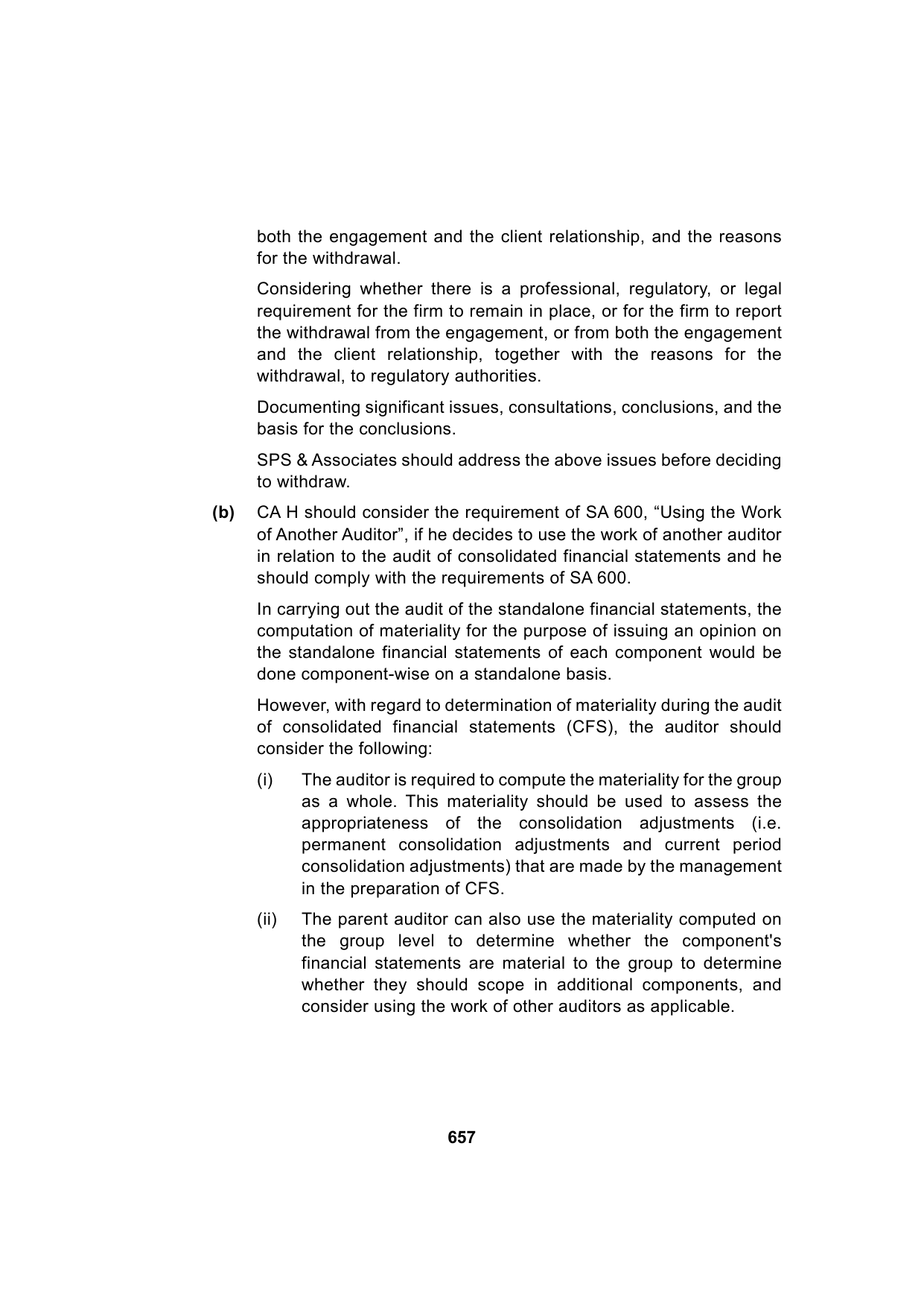 Paper 3: Advanced Auditing, Assurance and Professional Ethics — Model Test Paper 4, answer page 13