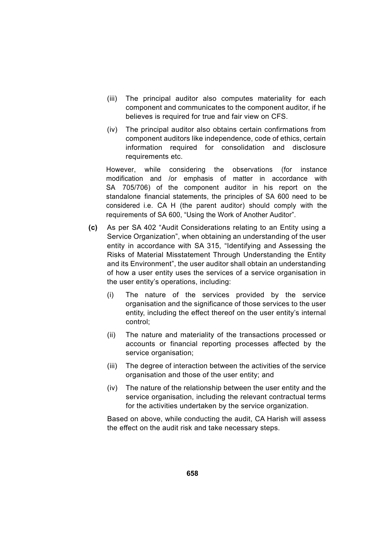 Paper 3: Advanced Auditing, Assurance and Professional Ethics — Model Test Paper 4, answer page 14