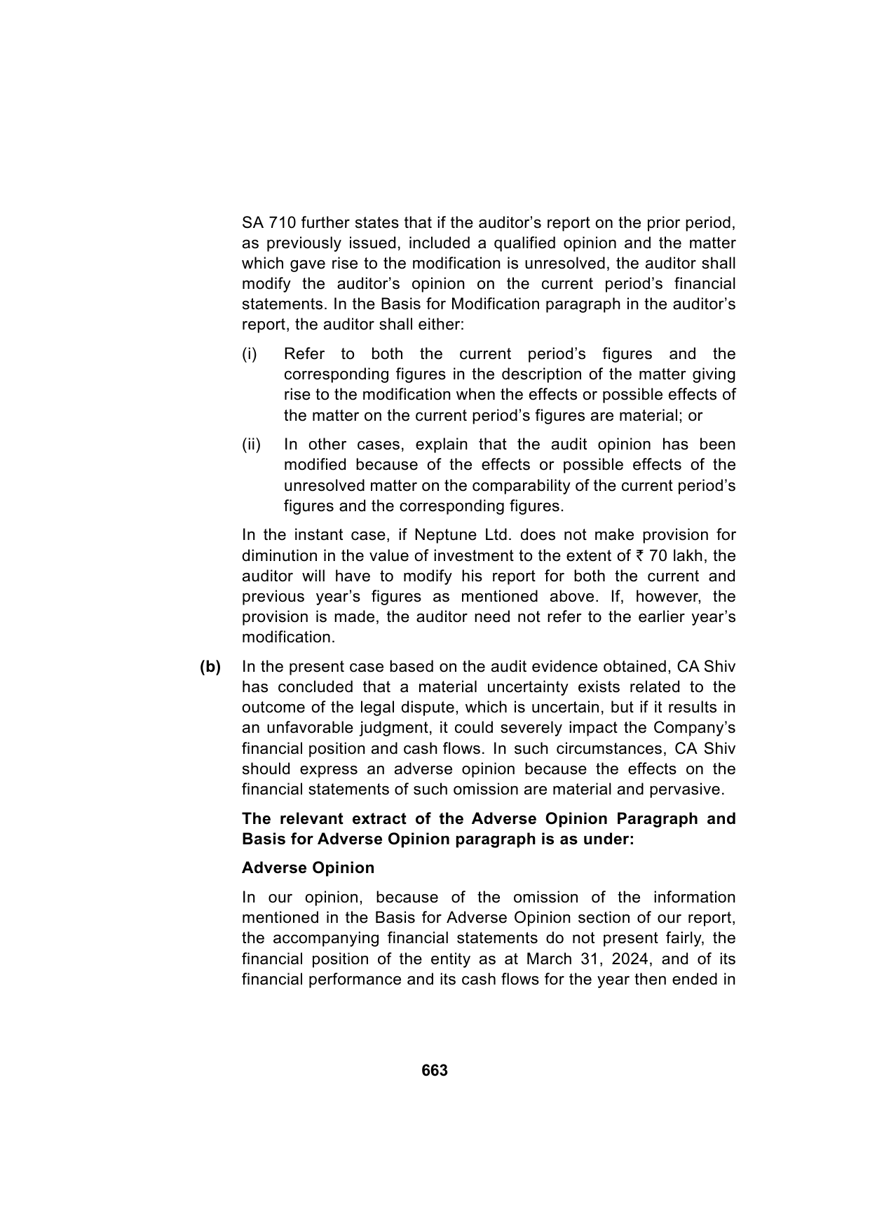 Paper 3: Advanced Auditing, Assurance and Professional Ethics — Model Test Paper 5, answer page 2