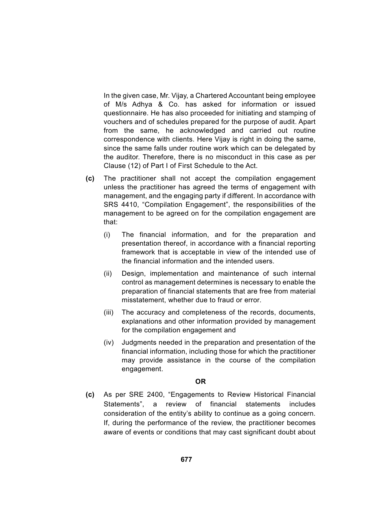 Paper 3: Advanced Auditing, Assurance and Professional Ethics — Model Test Paper 5, answer page 16