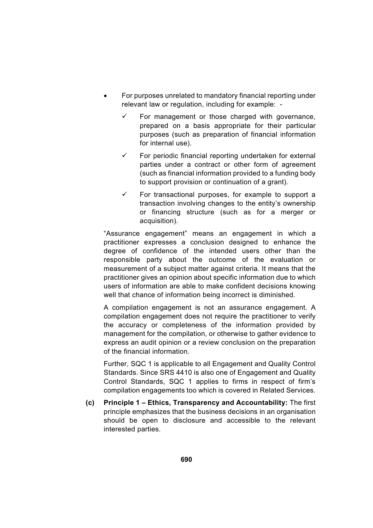 Paper 3: Advanced Auditing, Assurance and Professional Ethics — Model Test Paper 6, answer page 12