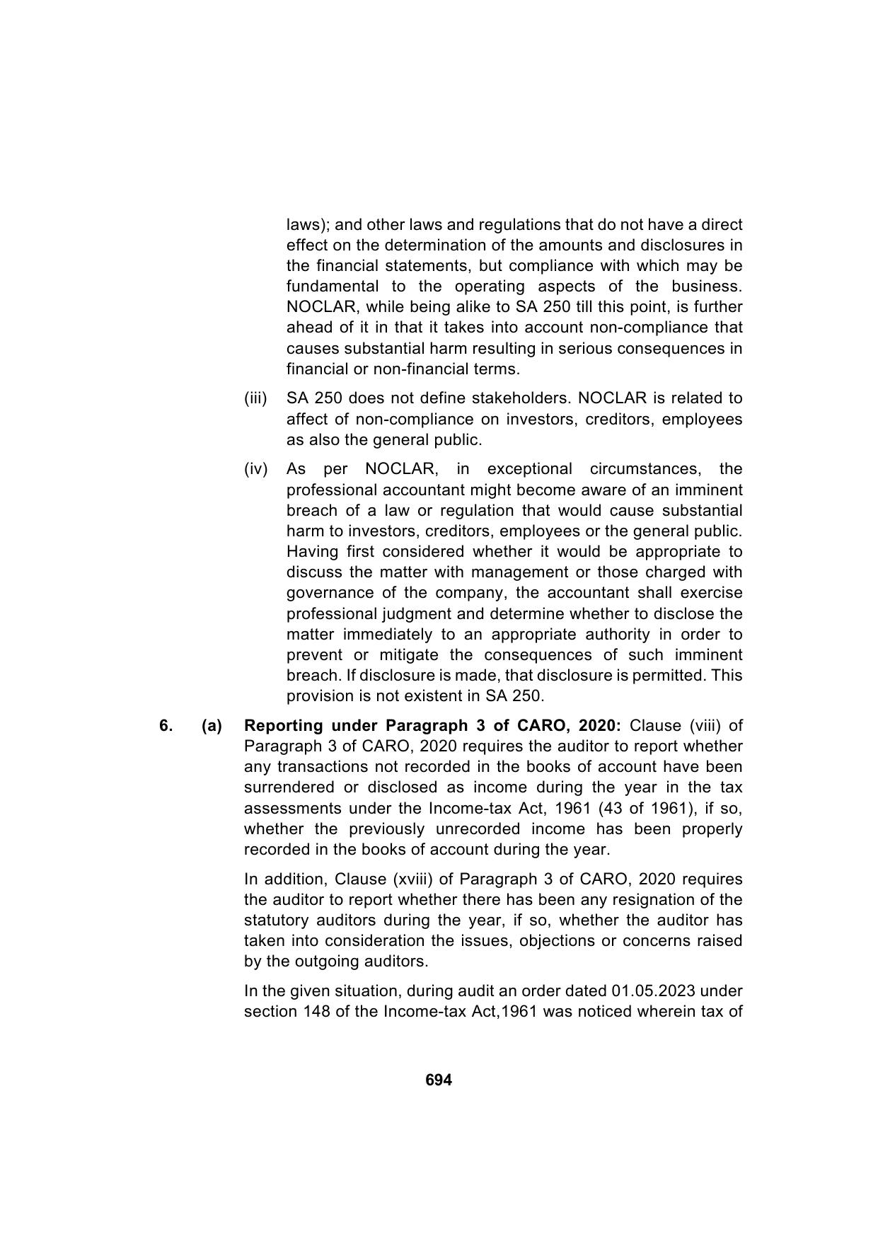 Paper 3: Advanced Auditing, Assurance and Professional Ethics — Model Test Paper 6, answer page 16